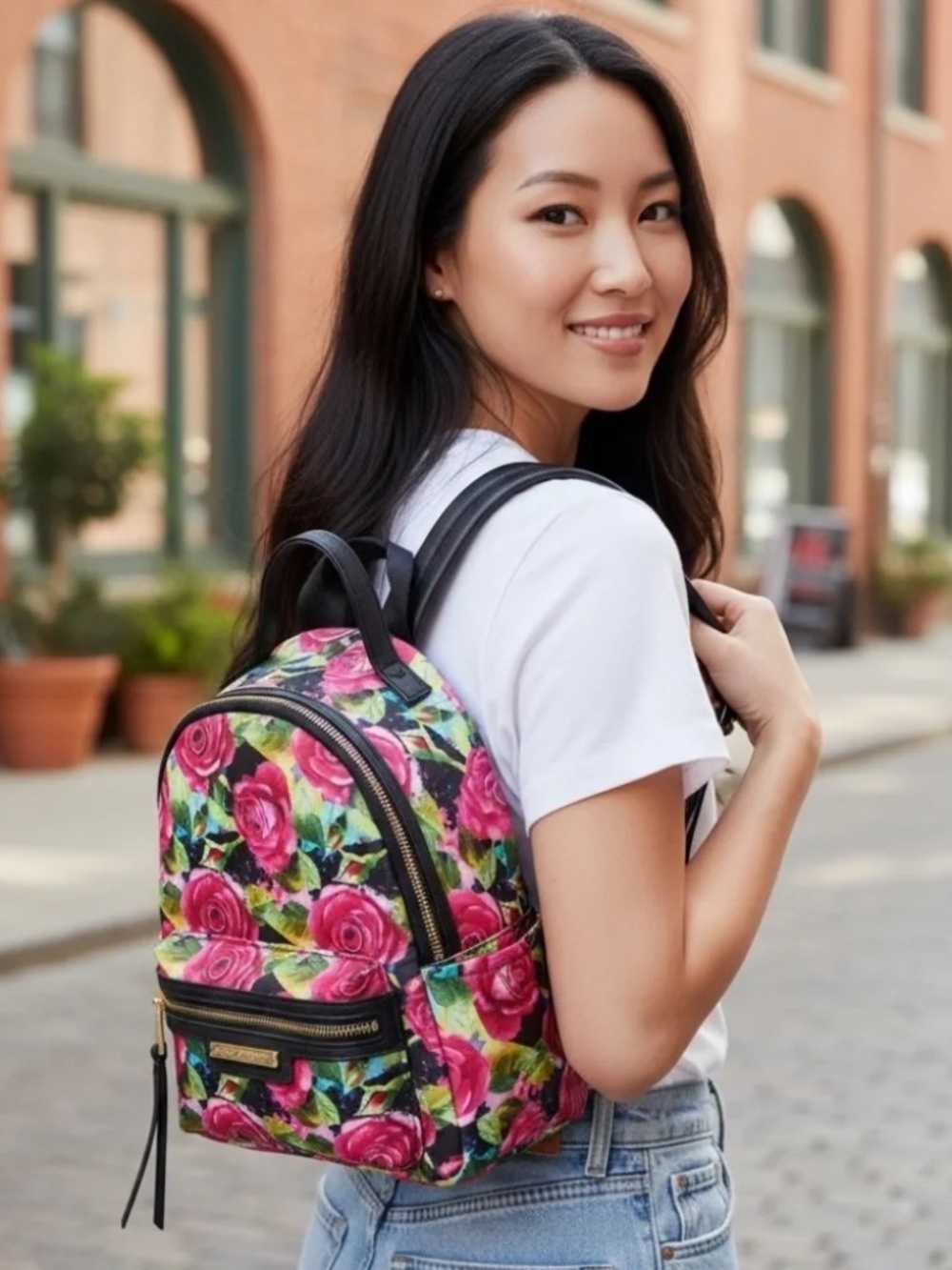 NWT JUICY COUTURE Malibu Rose Mini Backpack